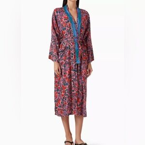 Natalie Martin Diane Robe in Pisces Print